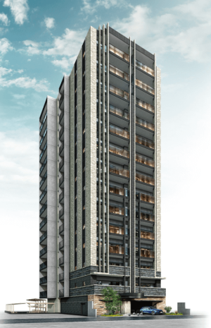 レーベン加治屋町 MID CORE　外観完成予想図