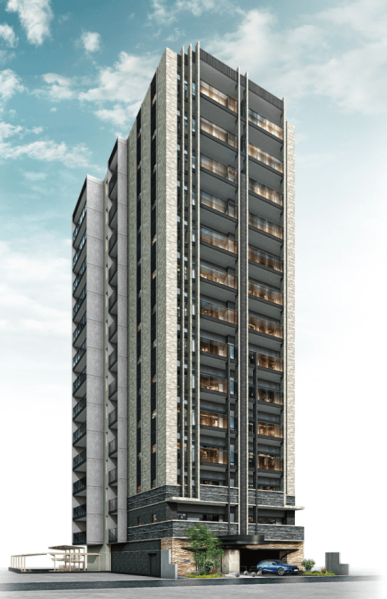 ファイル:レーベン加治屋町 MID CORE 外観完成予想図.png