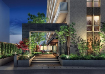 ワコーレシティ兵庫駅前通　エントランスアプローチ完成予想図