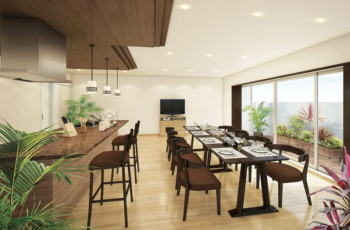 ヴェルディ・タワーヴィレッジ宇品　パーティルームイメージCG