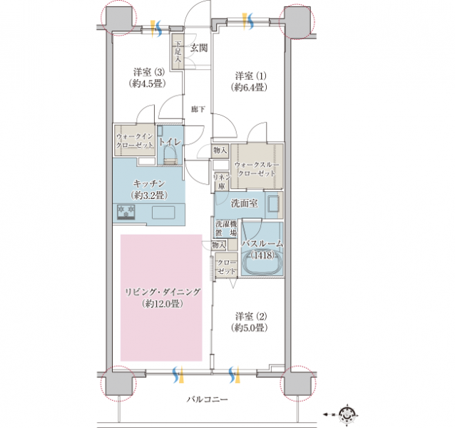 ファイル:B1プラン 武蔵中原160927.png