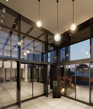 アルファステイツ能登川駅　エントエランスホール完成予想図