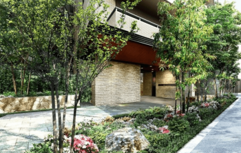 オハナ 朝霞本町　エントエランスアプローチ完成予想図