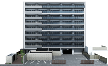 サーパス西津田二丁目　外観完成予想CG