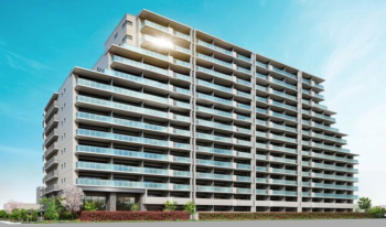 パークナード・レーベン茨木さわらぎ　外観完成予想図1