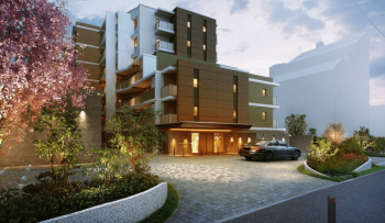 プレミスト大倉山　キャレッジエントランス完成予想図