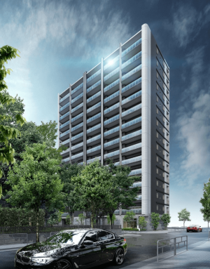 ラシュレ新大阪　外観完成予想図1