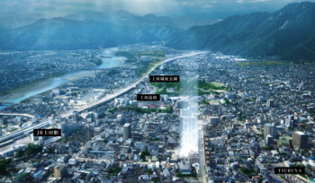 レーベン上田中央PROJECT　周辺写真CG合成