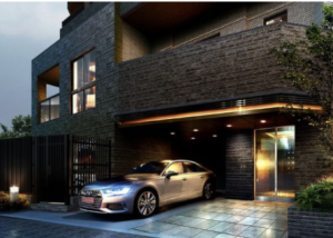 オープンレジデンシア本郷ヒルズ　エントランスアプローチ完成予想CG