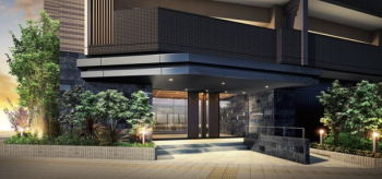 グラディス大分駅前　エントランスアプローチ完成予想図