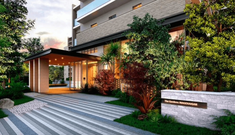 ファイル:ザ・ガーデンズ稲毛海岸 エントエランスアプローチ完成予想図.png