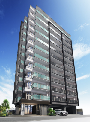 レジデンシャルメゾン住吉サウス　外観完成予想図