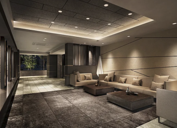 レーベン草加 CROWNEL　ラウンジ完成予想図