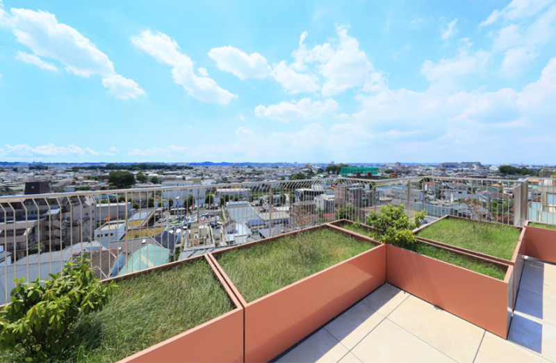 ファイル:ロイヤルシーズン成城II 屋上庭園.png