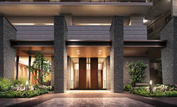 ローレルスクエア健都ザ・テラス　エントランス完成予想CG