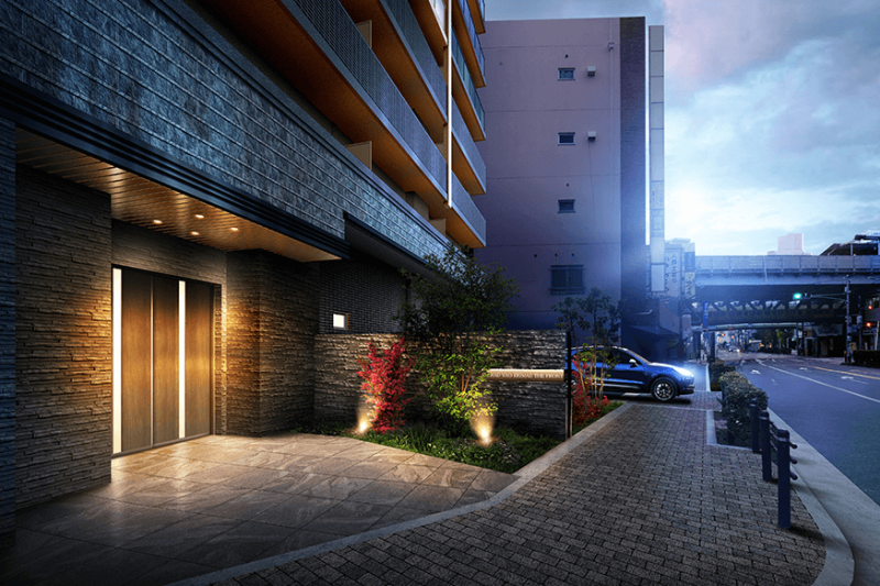 ファイル:エスリード近鉄八尾駅前 エントエランスアプローチ完成予想図.png