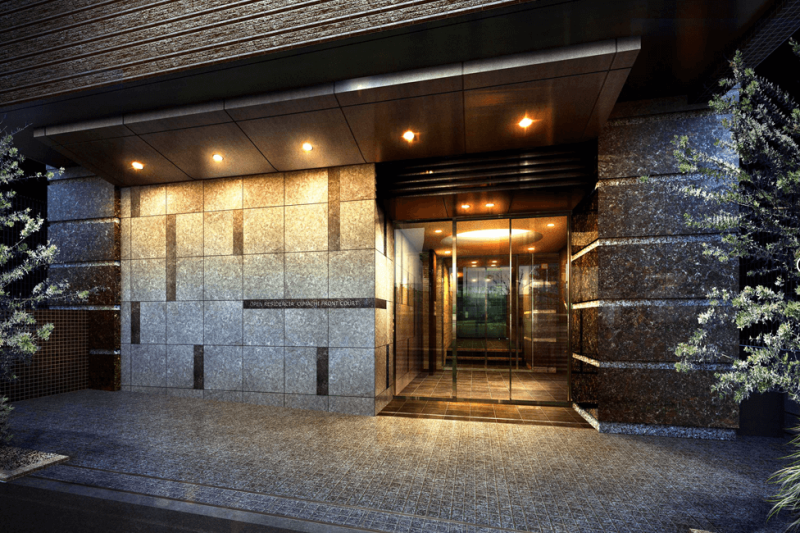 ファイル:オープンレジデンシア大井町フロントコート エントランス完成予想図.png