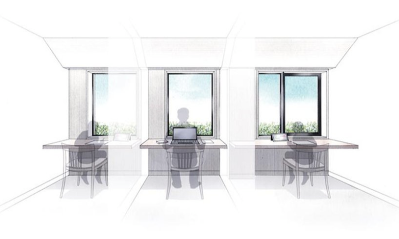 ファイル:クレヴィア小杉御殿町 「＋HANARE COMMON（プラスハナレ コモン）」イメージイラスト.png