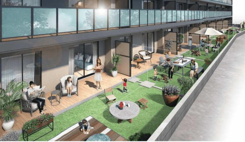 ファイル:サンクレイドル清瀬II 専用庭完成予想図.png