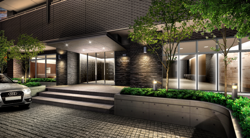 ファイル:ダイアパレス笹口けやき通り エントランスアプローチ完成予想CG.png