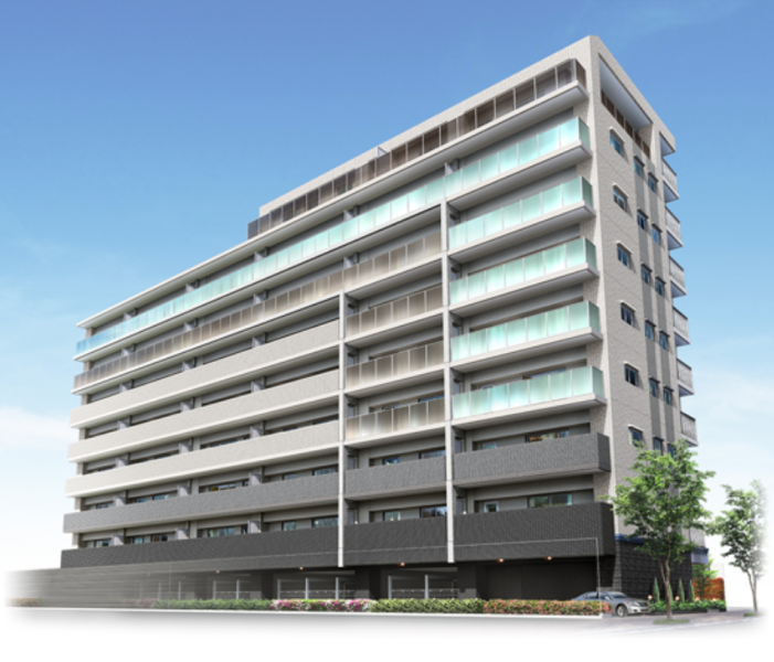 ファイル:プレサンス ロジェ 江坂 外観完成予想CG.png