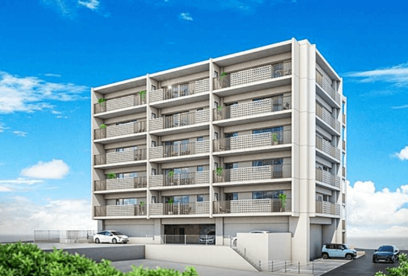 ファイル:ベアーズコート南桃原 外観完成予想図.png