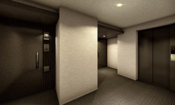 アルバックス太田川　内廊下完成図