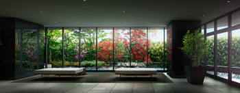 アルファステイツ府中大通　エントランスホール完成予想CG