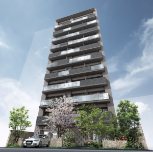 クリオ ラベルヴィ武蔵小杉アクティア　外観完成予想CG