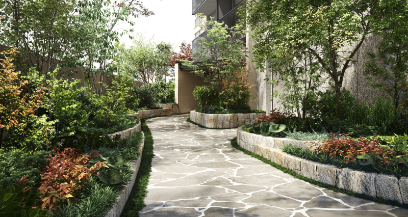 ファイル:グランドメゾン名古屋駅 エントエランスアプローチ完成予想図.png