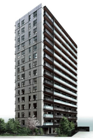 パークホームズ浦和仲町二丁目　外観完成予想図