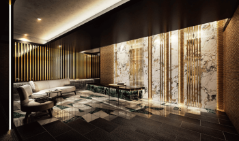 レーベン加治屋町 MID CORE　エントエランスホール完成予想図