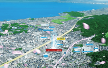 アルファステイツ彦根駅　周辺写真CG合成