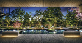 クリオ氷川台シーズンテラス　中庭完成予想図