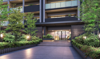 サングレート博多 ロイヤルレクシア　エントランスアプローチ完成予想図