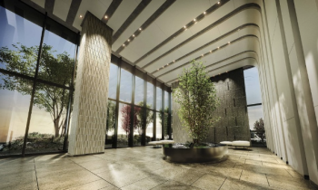 サーパス松江駅グランフォート　エントエランスアプローチ完成予想図