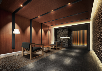 デュオヴェール札幌南5条　エントランスホール完成予想CG