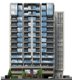 ピアース大井仙台坂　外観完成予想図