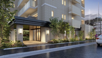 ブランズ東灘青木　エントエランスアプローチ完成予想図