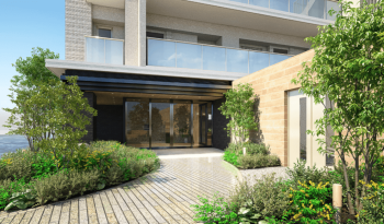 ルピアコート南流山　エントエランスアプローチ完成予想図