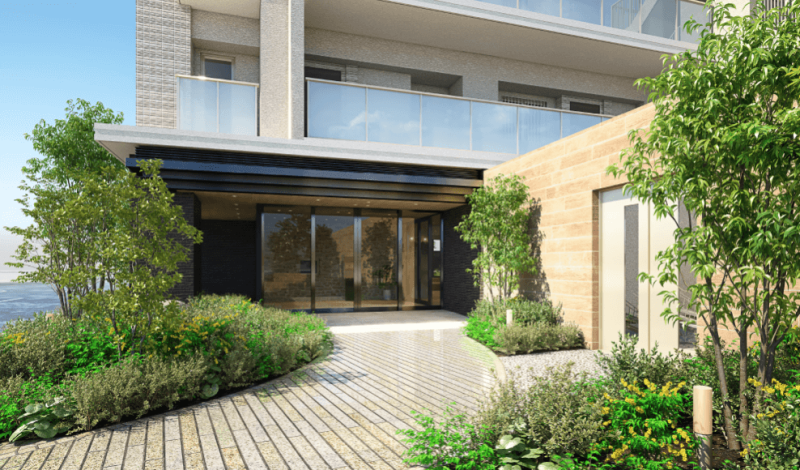 ファイル:ルピアコート南流山 エントエランスアプローチ完成予想図.png