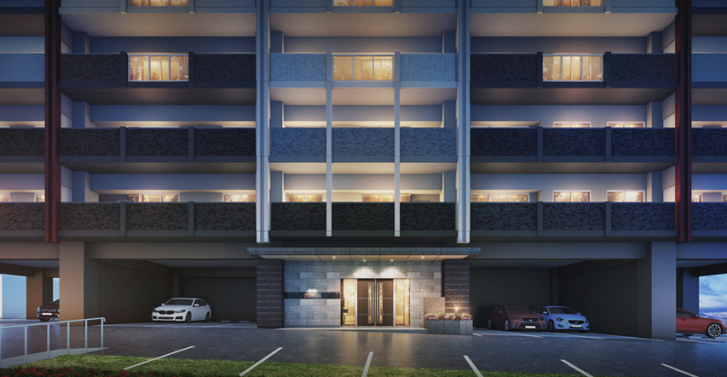 ファイル:レーヴグランディ古波蔵一丁目 外観完成予想図レーヴグランディ古波蔵一丁目 エントランスアプローチ完成予想図.png