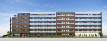 武蔵浦和ラブスマプロジェクト　外観完成予想CG1