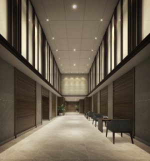 グランドパレス小倉砂津　エントエランスホール完成予想図