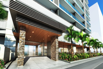 ブランシエラ那覇古波蔵　エントランスアプローチ完成予想図