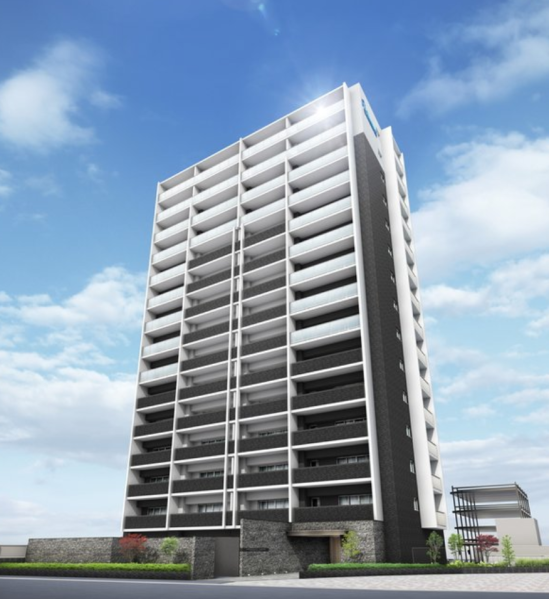 ファイル:プレサンス ロジェ 豊橋大橋通CL 外観完成予想図.png