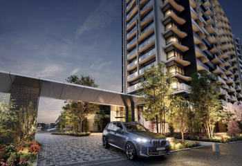 プレミストつくば研究学園　エントエランスアプローチ完成予想図