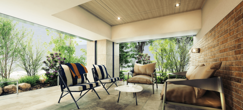 ファイル:ローレルコート府中白糸台 けやきテラス完成予想CG.png