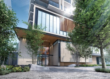 Brillia（ブリリア）Tower 浅草柳橋　エントエランスアプローチ完成予想CG