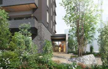 ザ・パークハウス 松戸　エントエランスアプローチ完成予想図